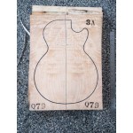 3A Quilted Maple Electric Guitar Top 28 mm.